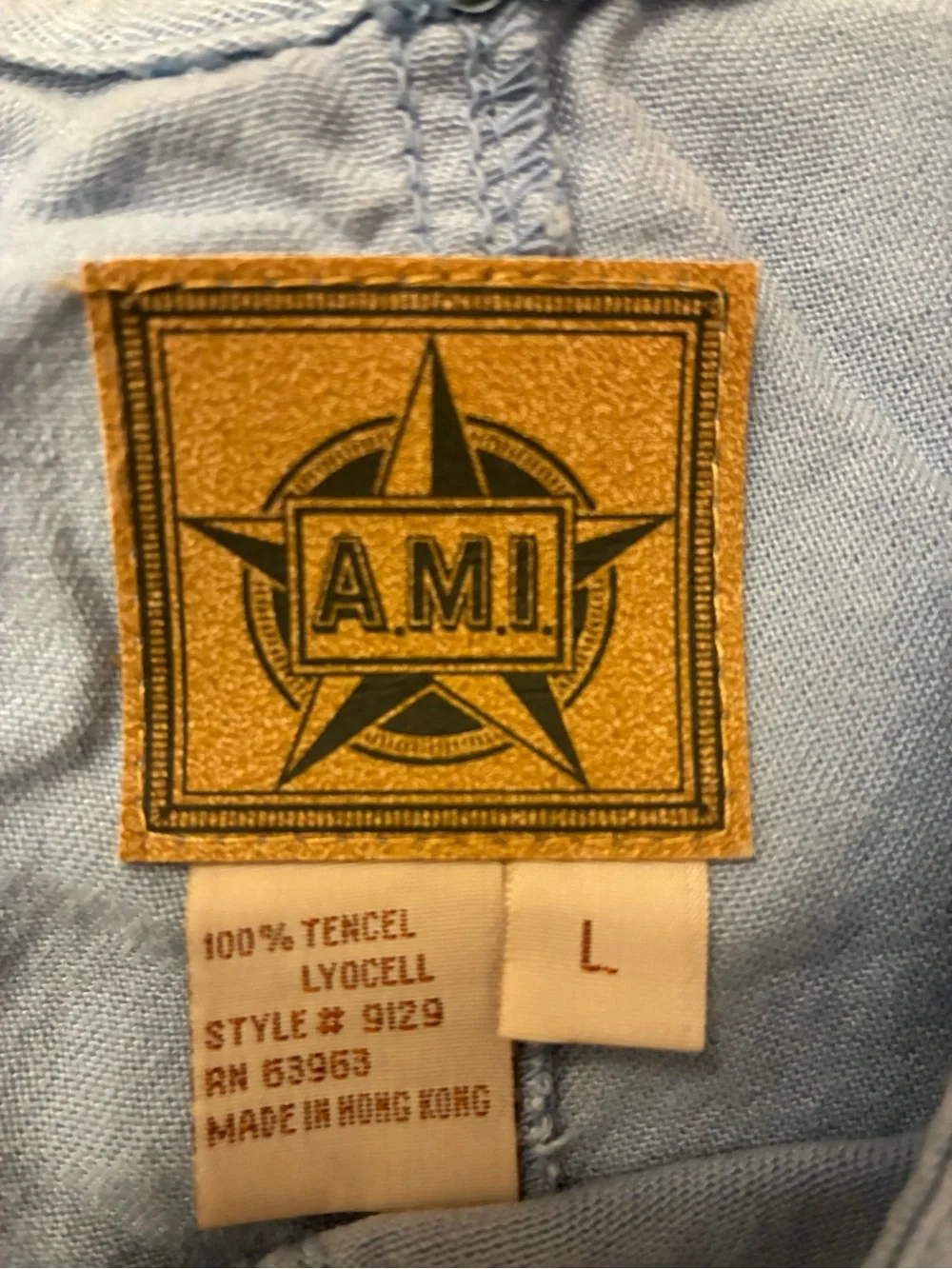 Vintage 90s AMI Tencel Overall Jumper Midi Dress Blue L